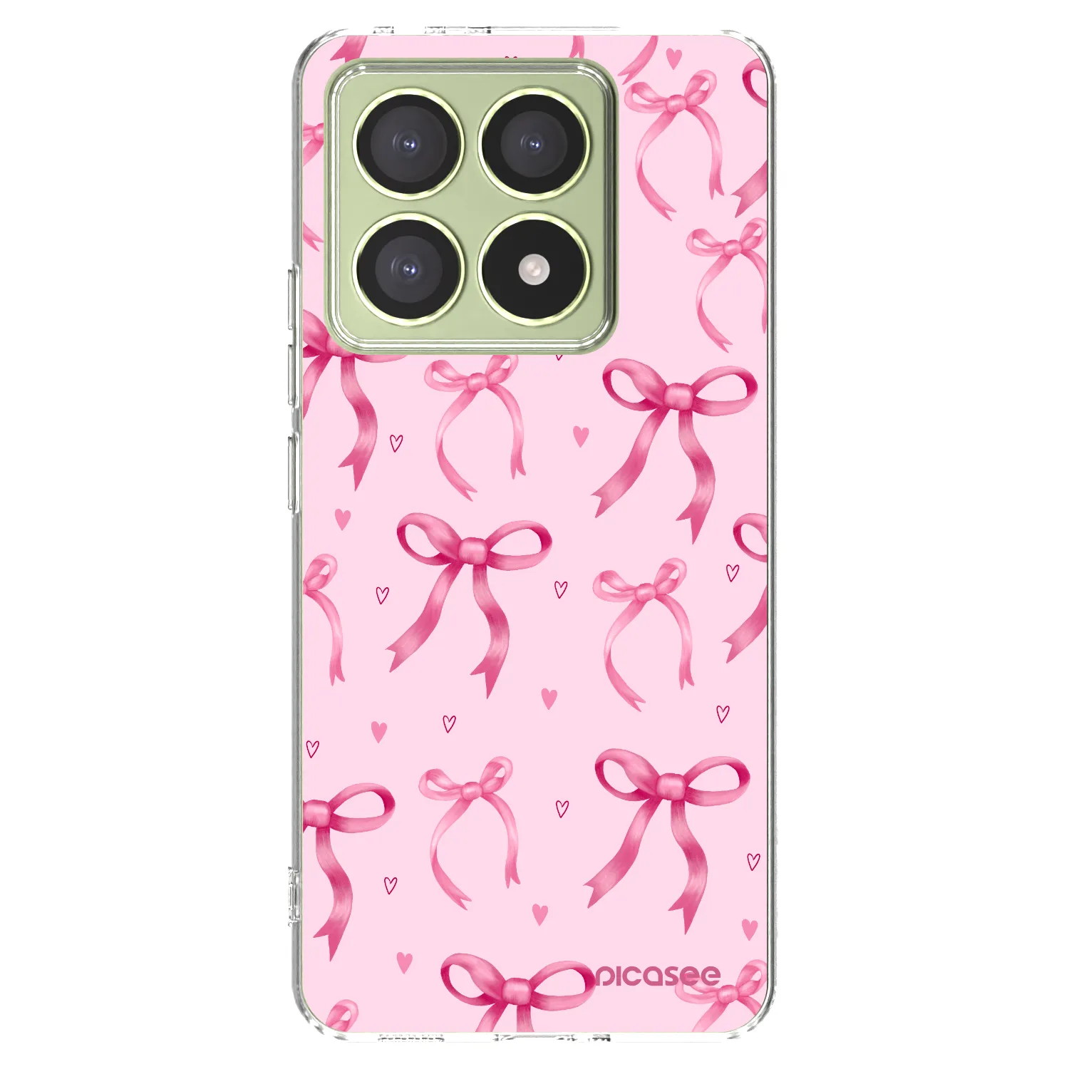 Picasee silikonska prozirna maskica za Xiaomi 14T - Bow Aesthetic