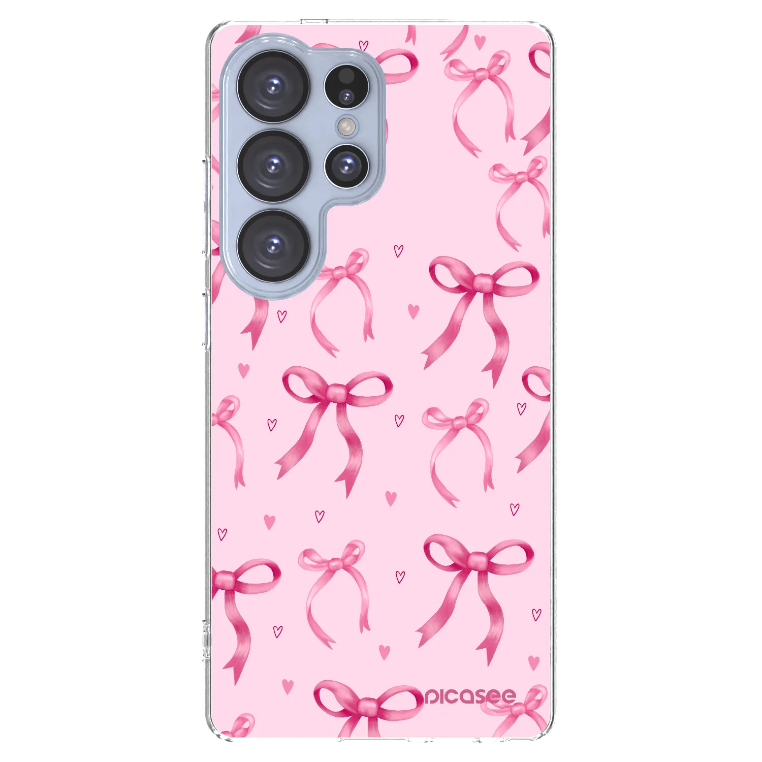 Picasee silikonska prozirna maskica za Samsung Galaxy S25 Ultra 5G - Bow Aesthetic