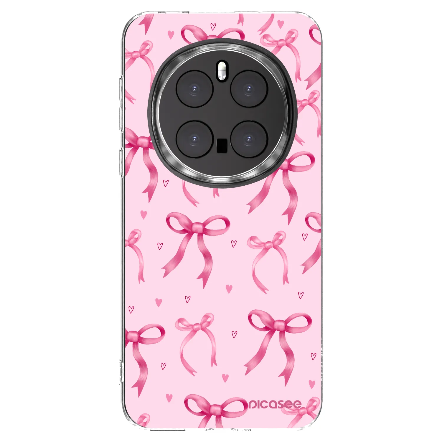 Picasee silikonska prozirna maskica za Honor Magic7 Pro 5G - Bow Aesthetic