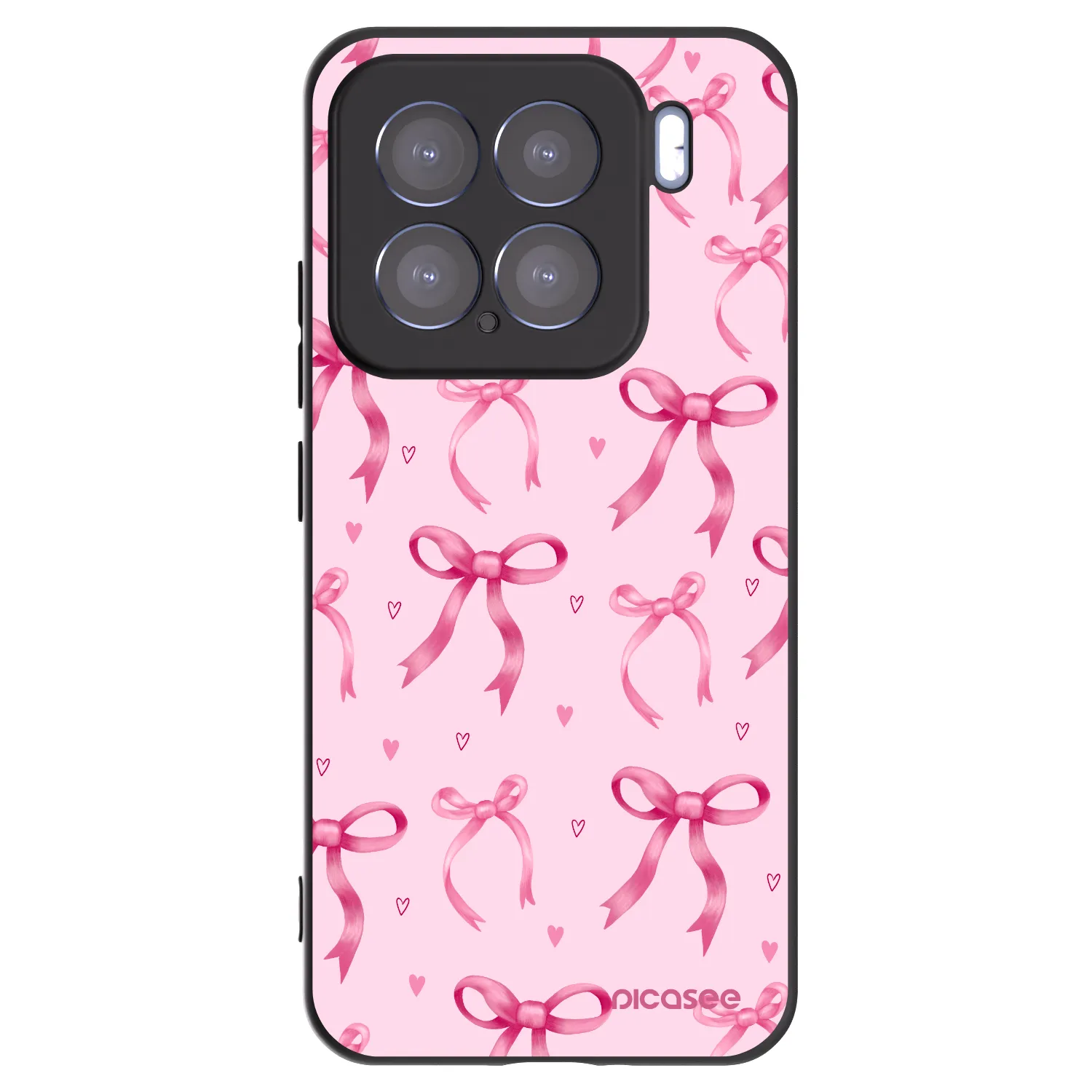 Picasee crna silikonska maskica za Xiaomi 15 - Bow Aesthetic