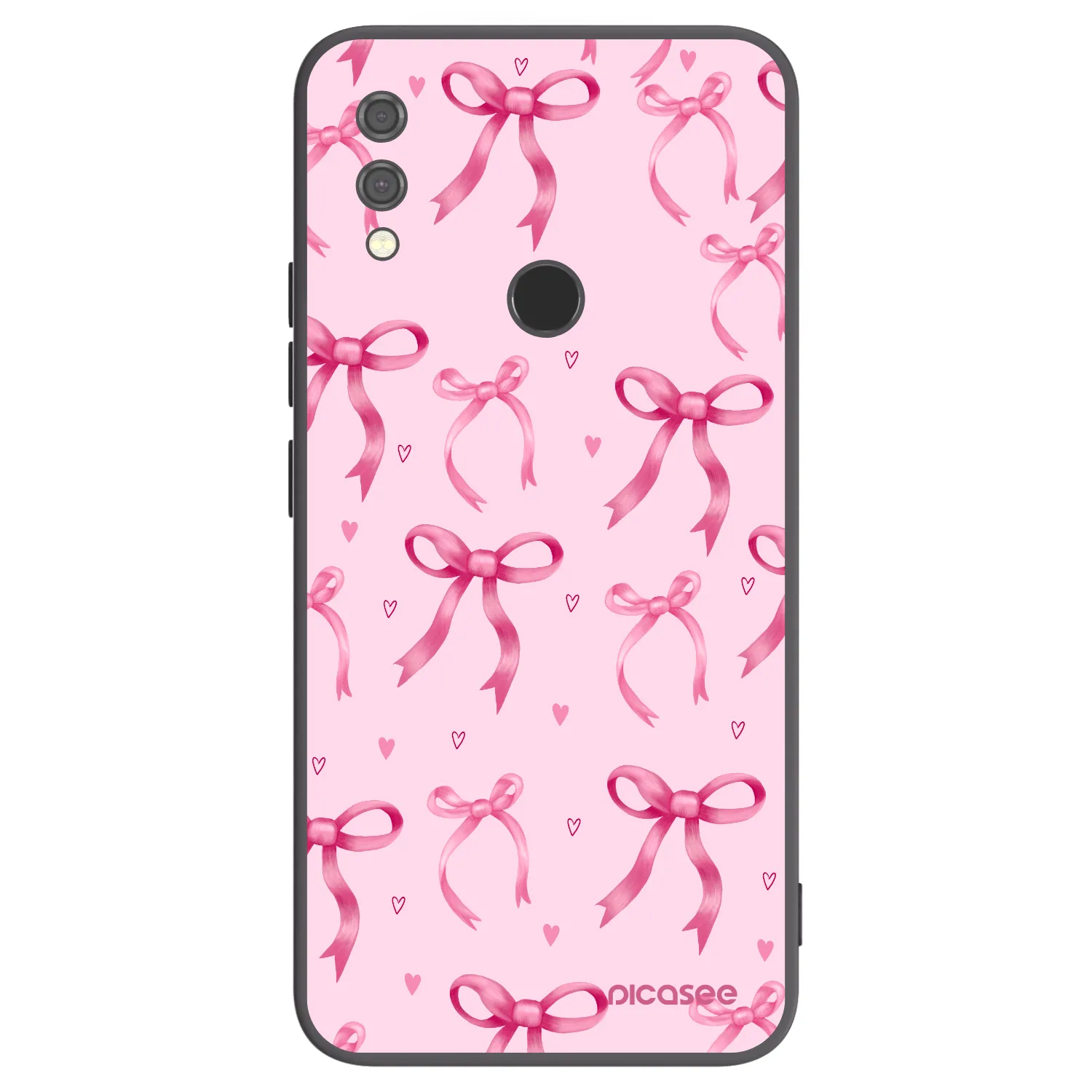 Picasee crna silikonska maskica za Xiaomi Redmi Note 7 - Bow Aesthetic