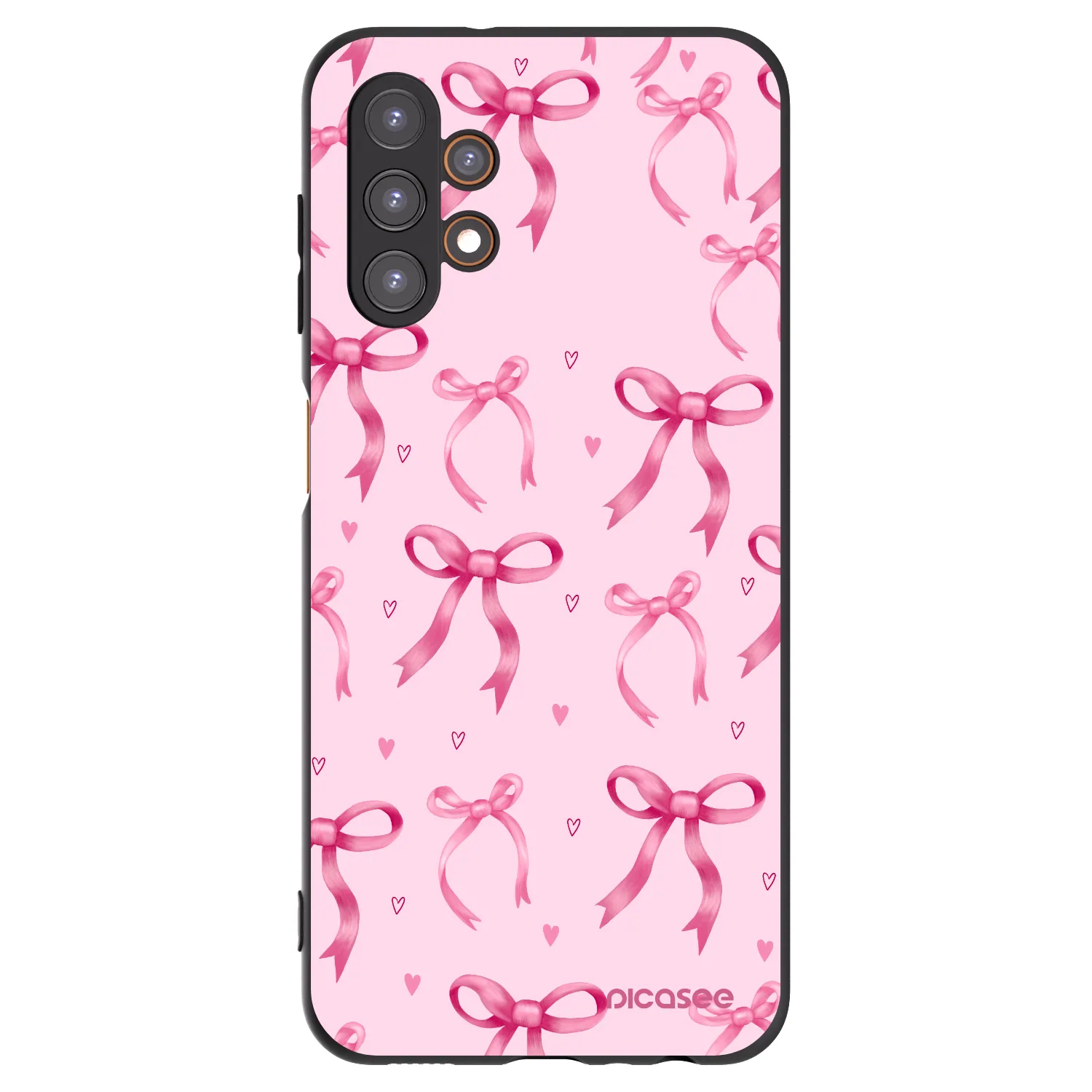 Picasee crna silikonska maskica za Samsung Galaxy A13 5G - Bow Aesthetic