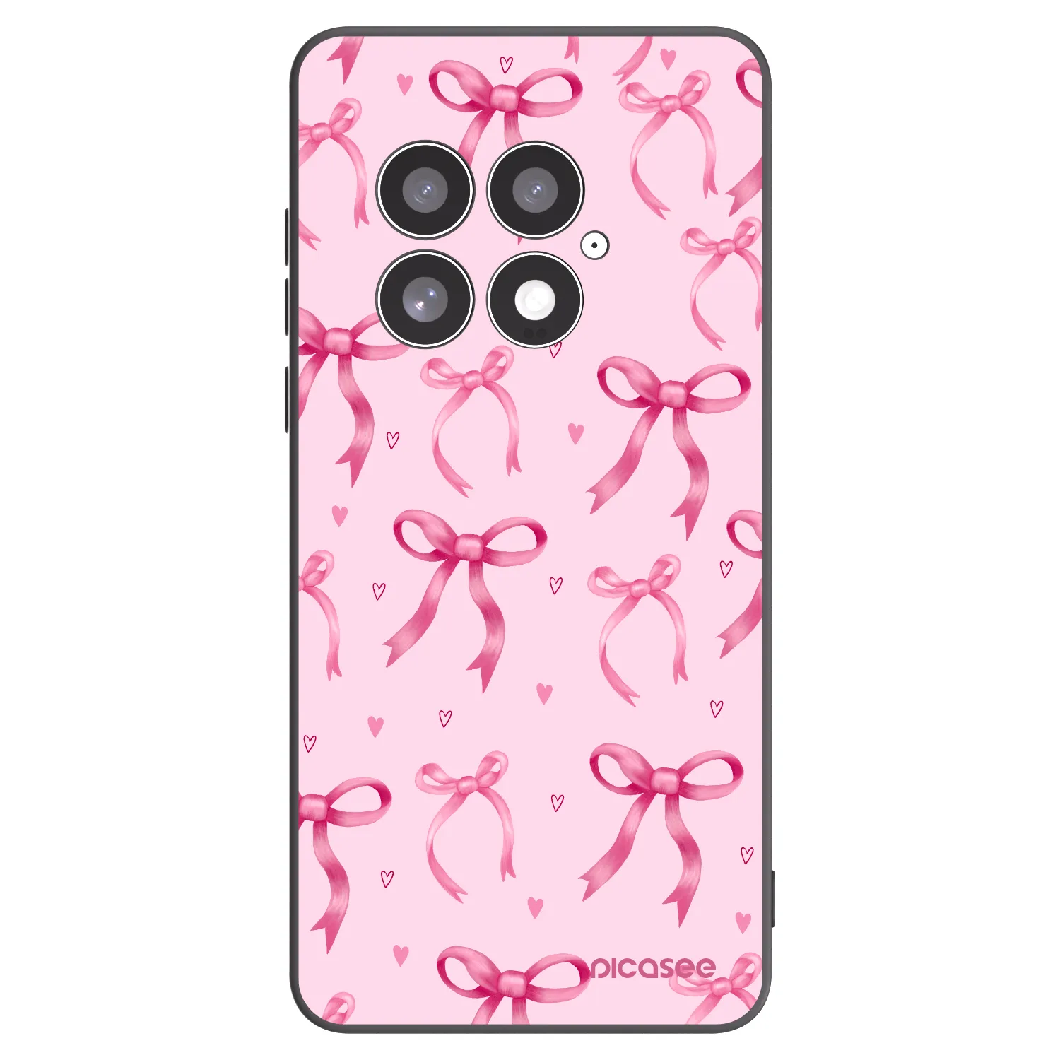 Picasee crna silikonska maskica za OnePlus 13 5G - Bow Aesthetic