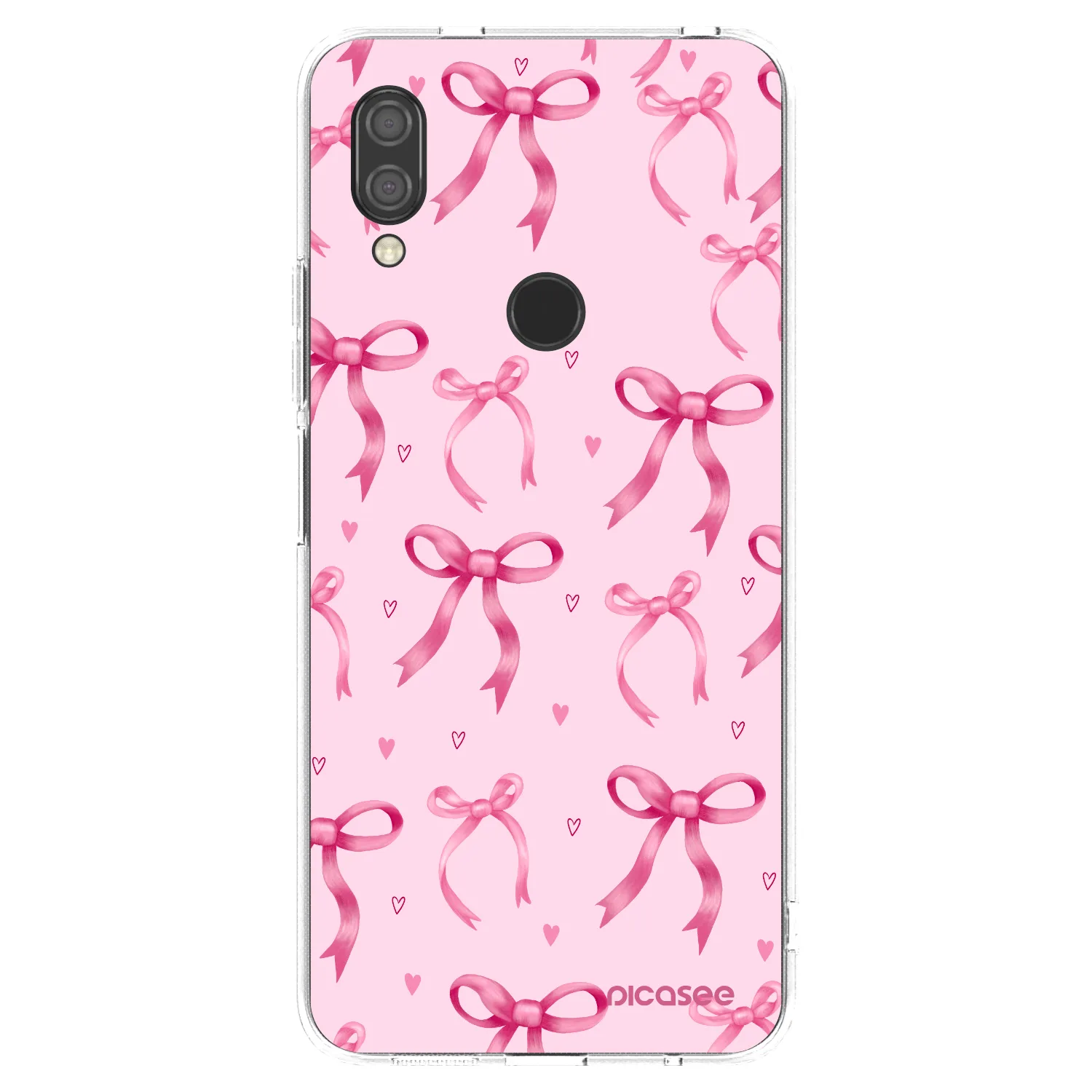 Picasee silikonska prozirna maskica za Xiaomi Redmi 7 - Bow Aesthetic