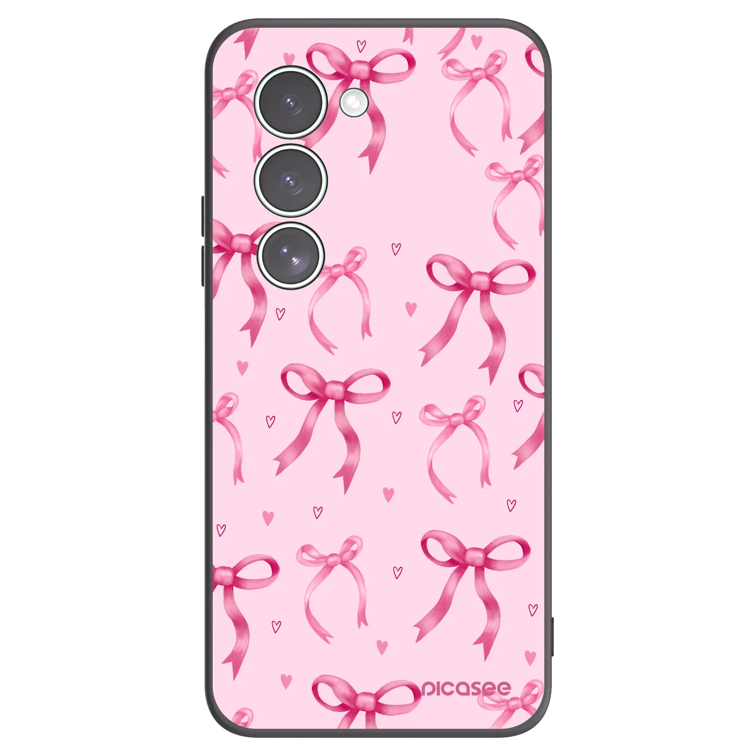 Picasee crna silikonska maskica za Xiaomi Redmi 15 5G - Bow Aesthetic