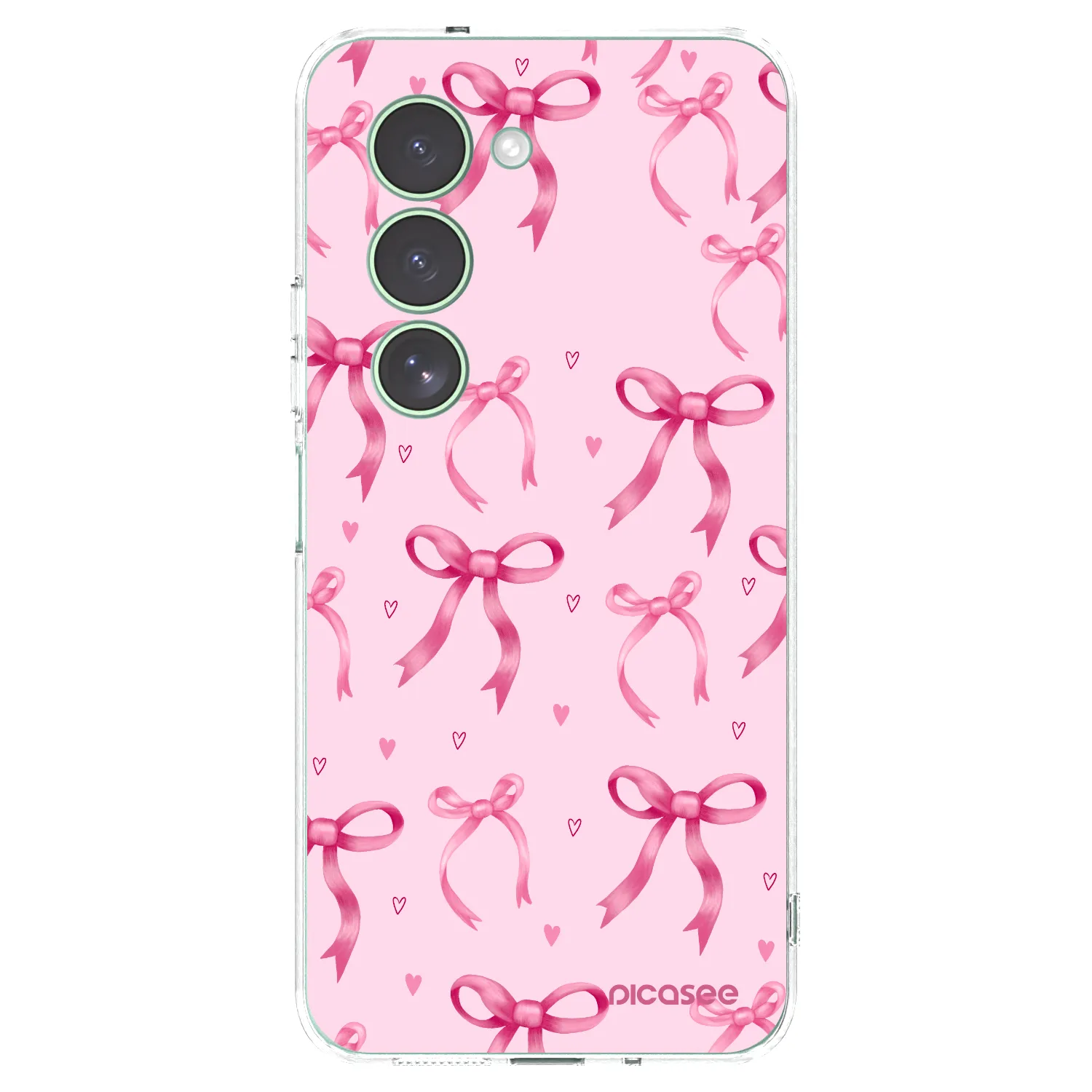 Picasee silikonska prozirna maskica za Xiaomi Redmi 15 5G - Bow Aesthetic