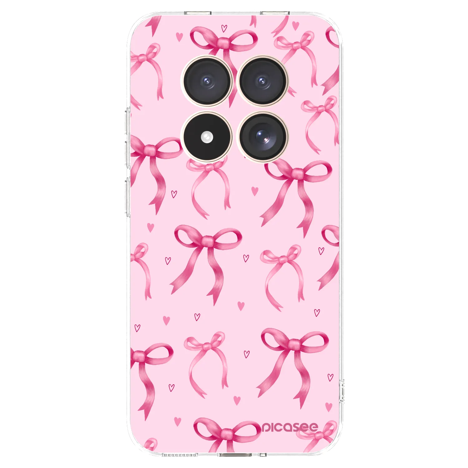 Picasee silikonska prozirna maskica za Xiaomi Redmi Note 15 Pro 4G - Bow Aesthetic