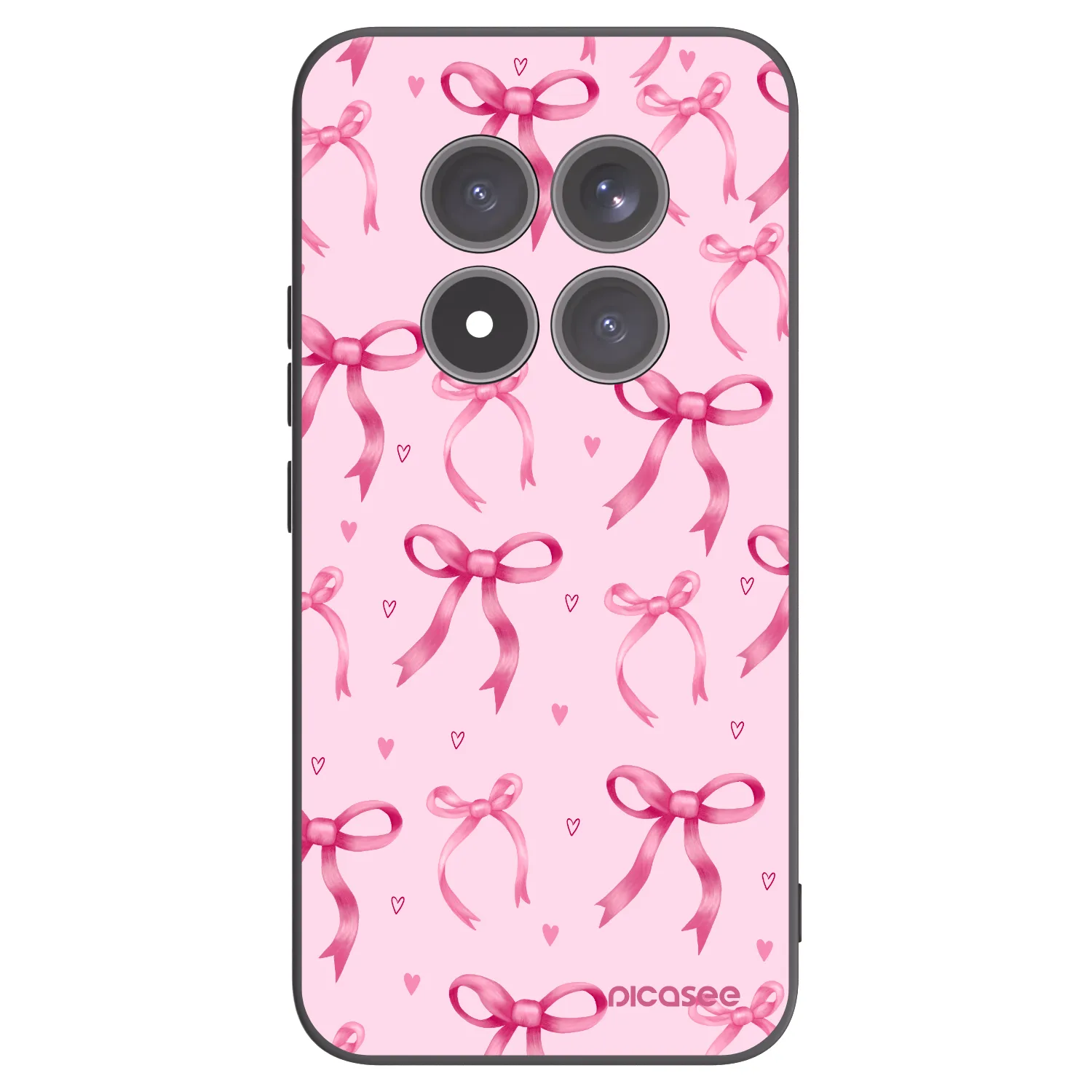 Picasee crna silikonska maskica za Xiaomi Redmi Note 15 Pro+ - Bow Aesthetic
