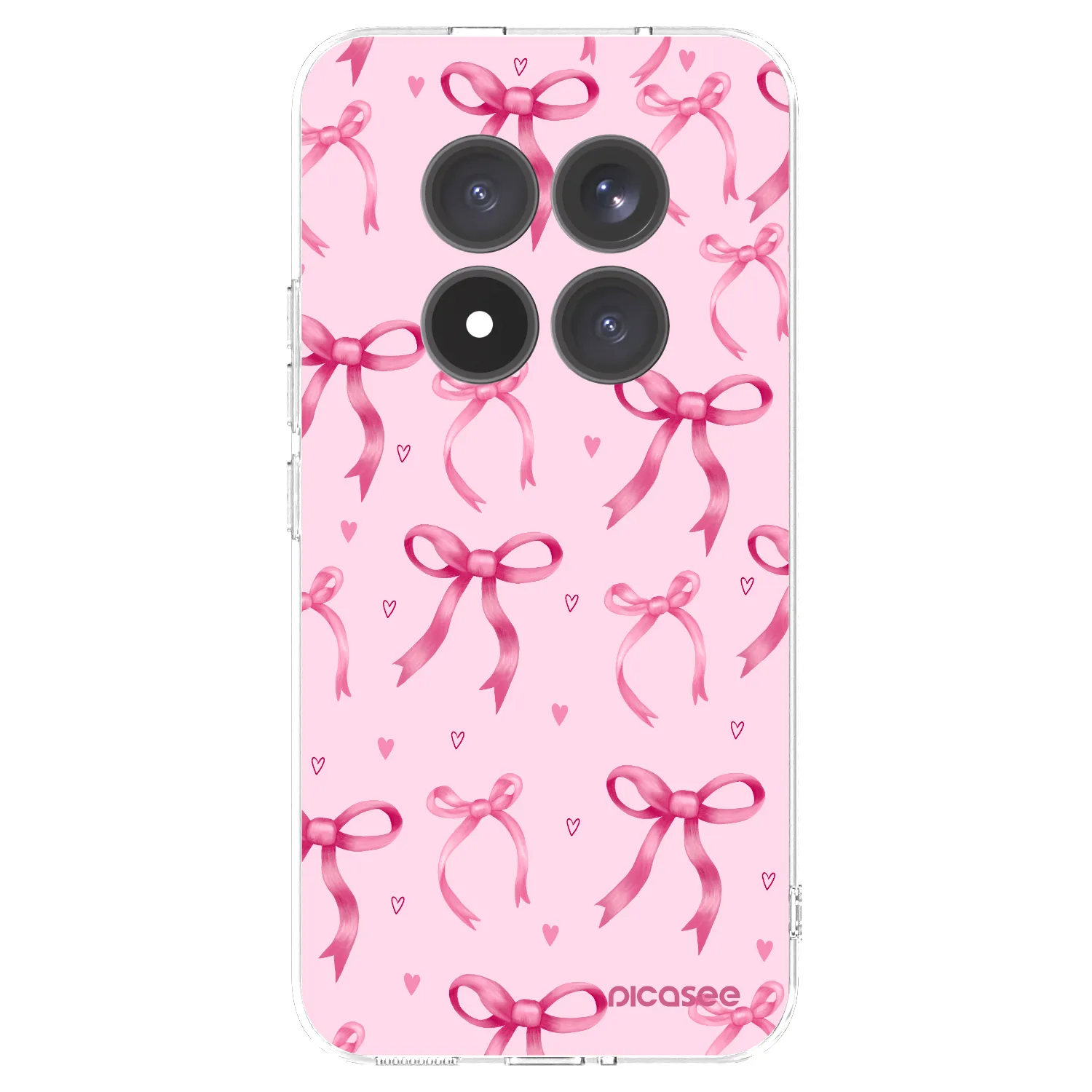Picasee silikonska prozirna maskica za Xiaomi Redmi Note 15 Pro+ - Bow Aesthetic