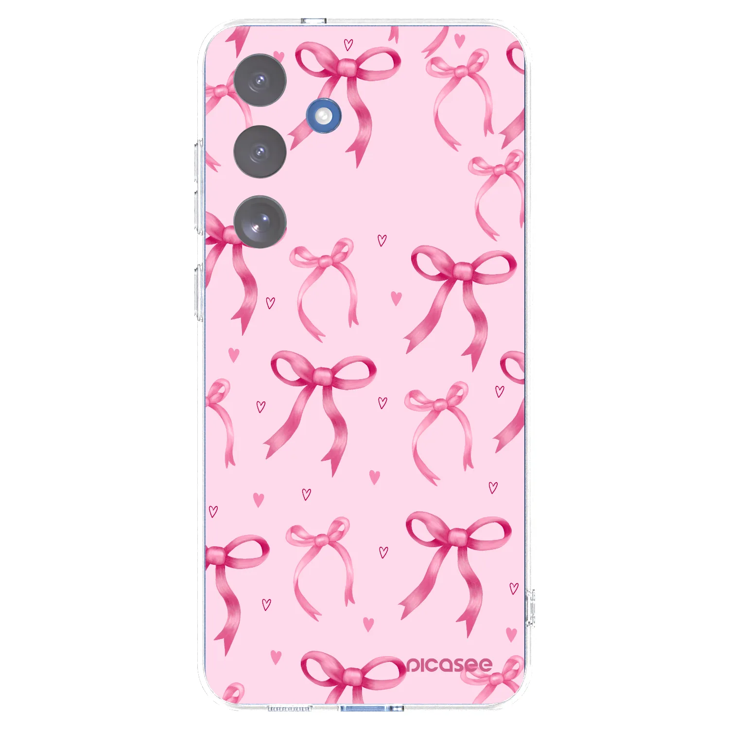 Picasee silikonska prozirna maskica za Samsung Galaxy S25 FE 5G - Bow Aesthetic