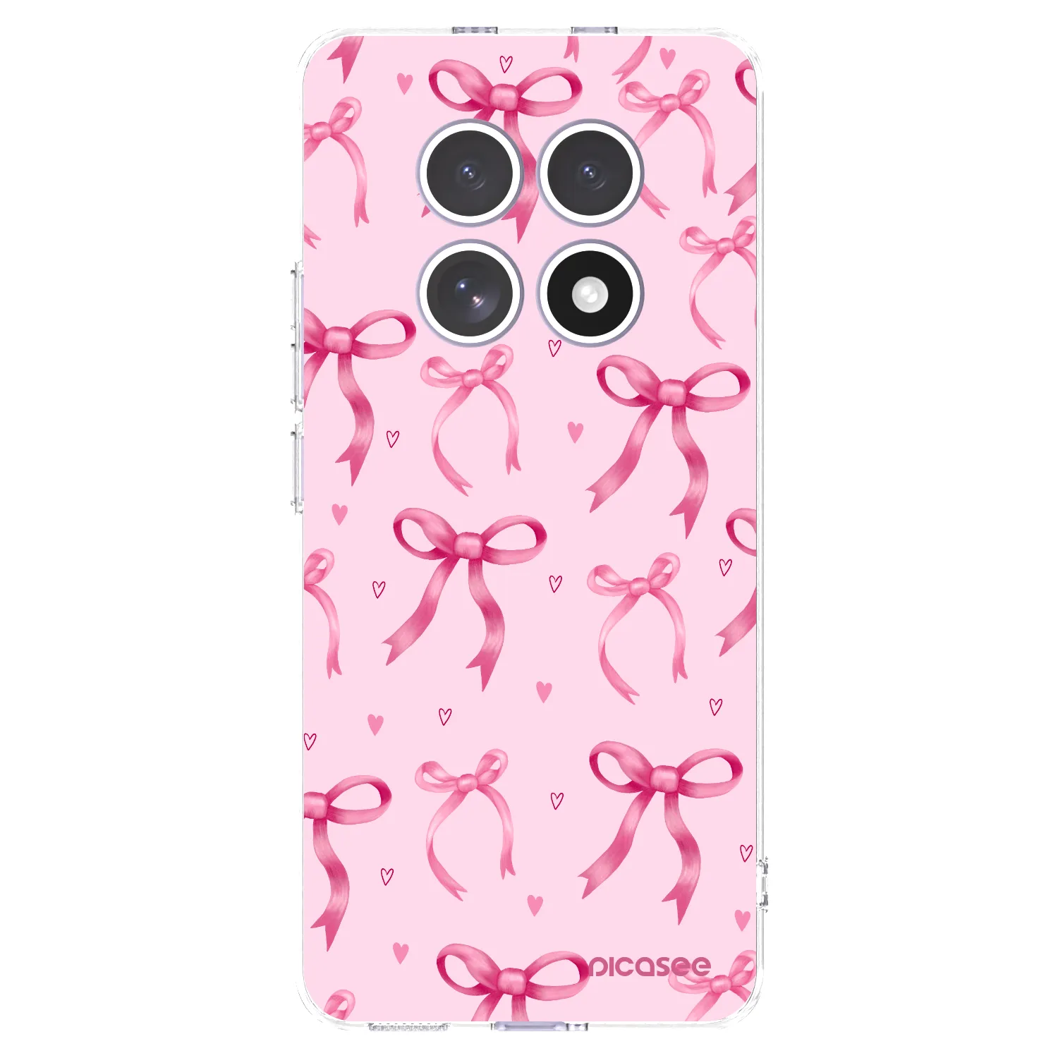 Picasee silikonska prozirna maskica za Xiaomi Redmi Note 15 - Bow Aesthetic