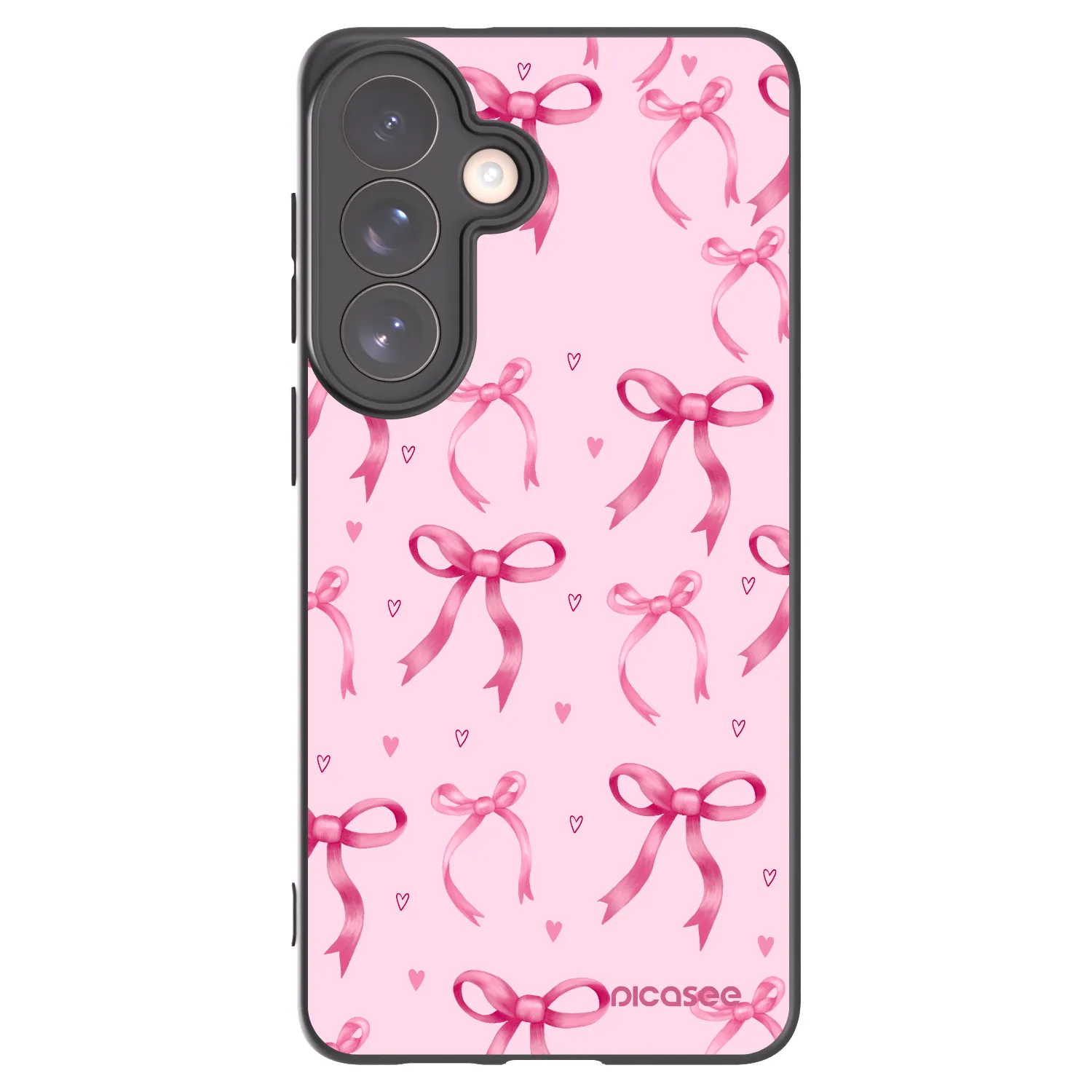 Picasee crna silikonska maskica za Samsung Galaxy S26+ - Bow Aesthetic