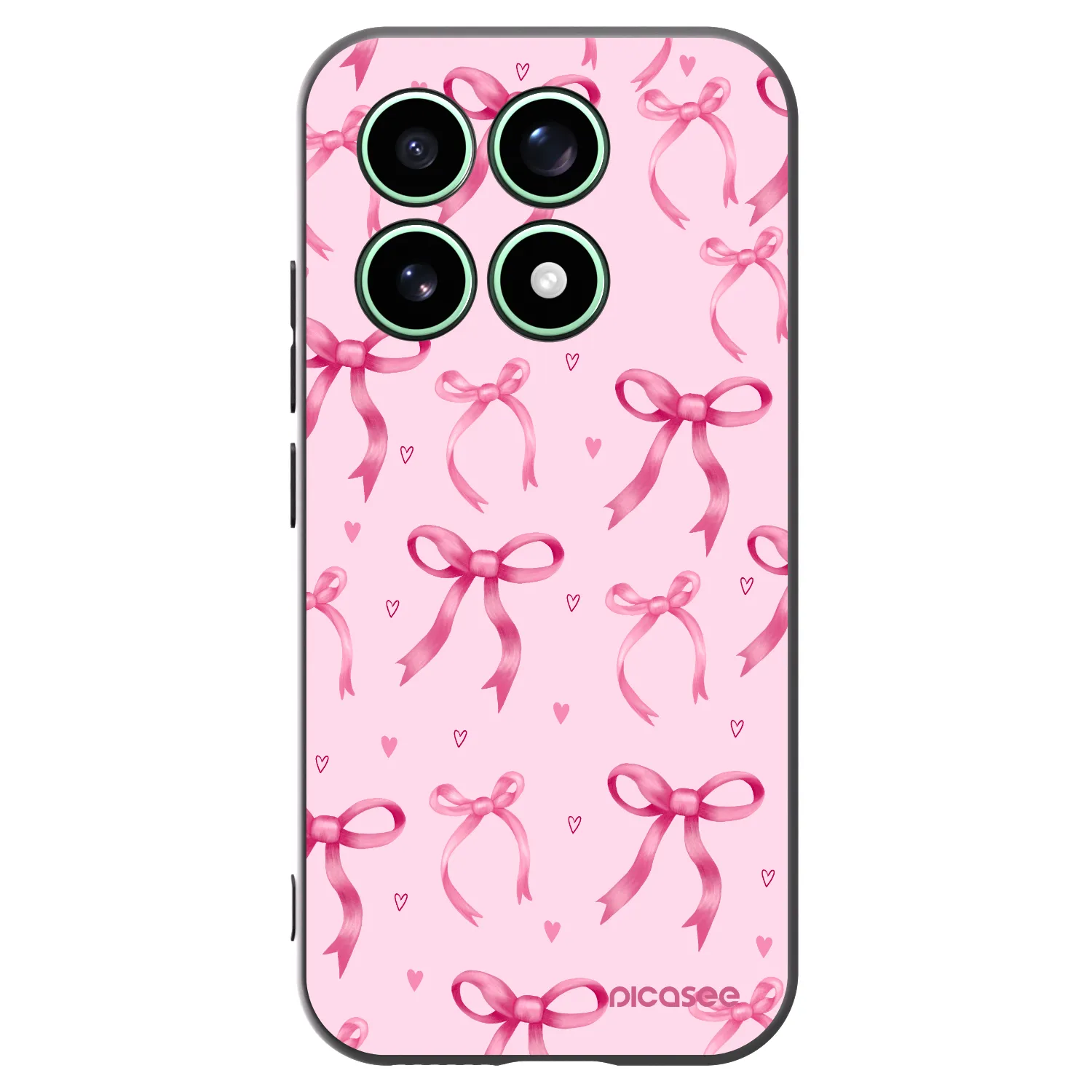 Picasee crna silikonska maskica za Xiaomi 17 - Bow Aesthetic