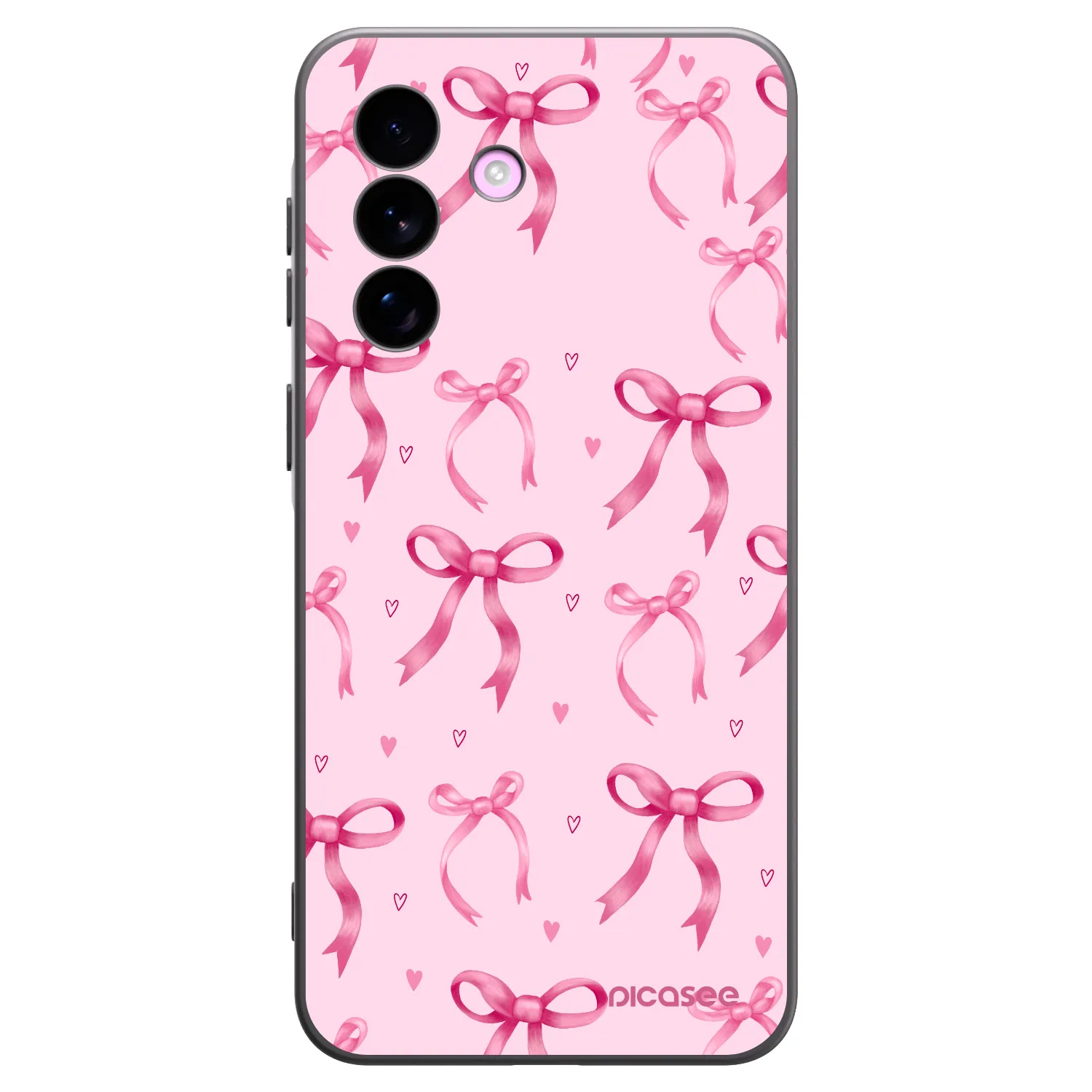 Picasee crna silikonska maskica za Samsung Galaxy A57 5G - Bow Aesthetic