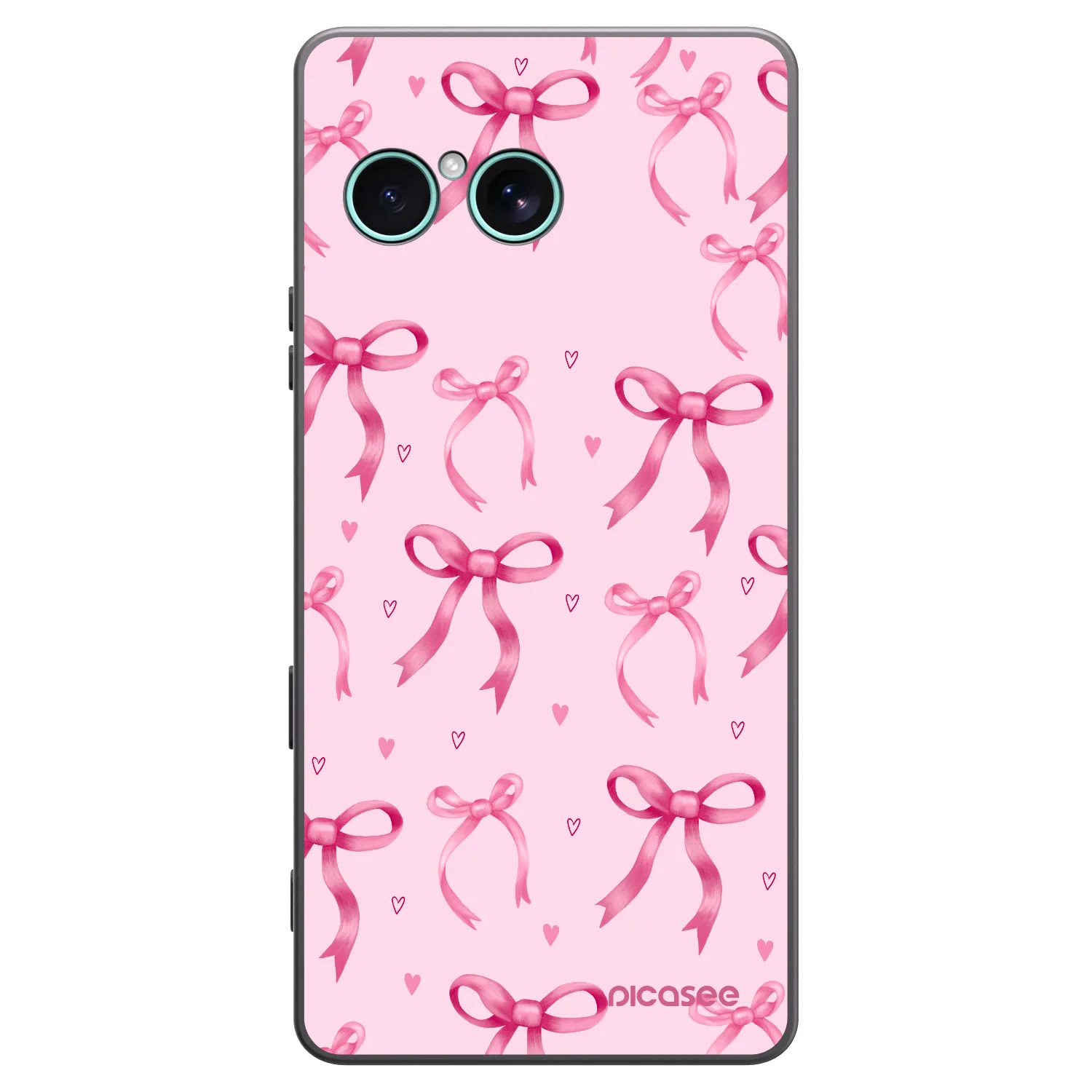 Picasee crna silikonska maskica za Sony Xperia 10 VII - Bow Aesthetic