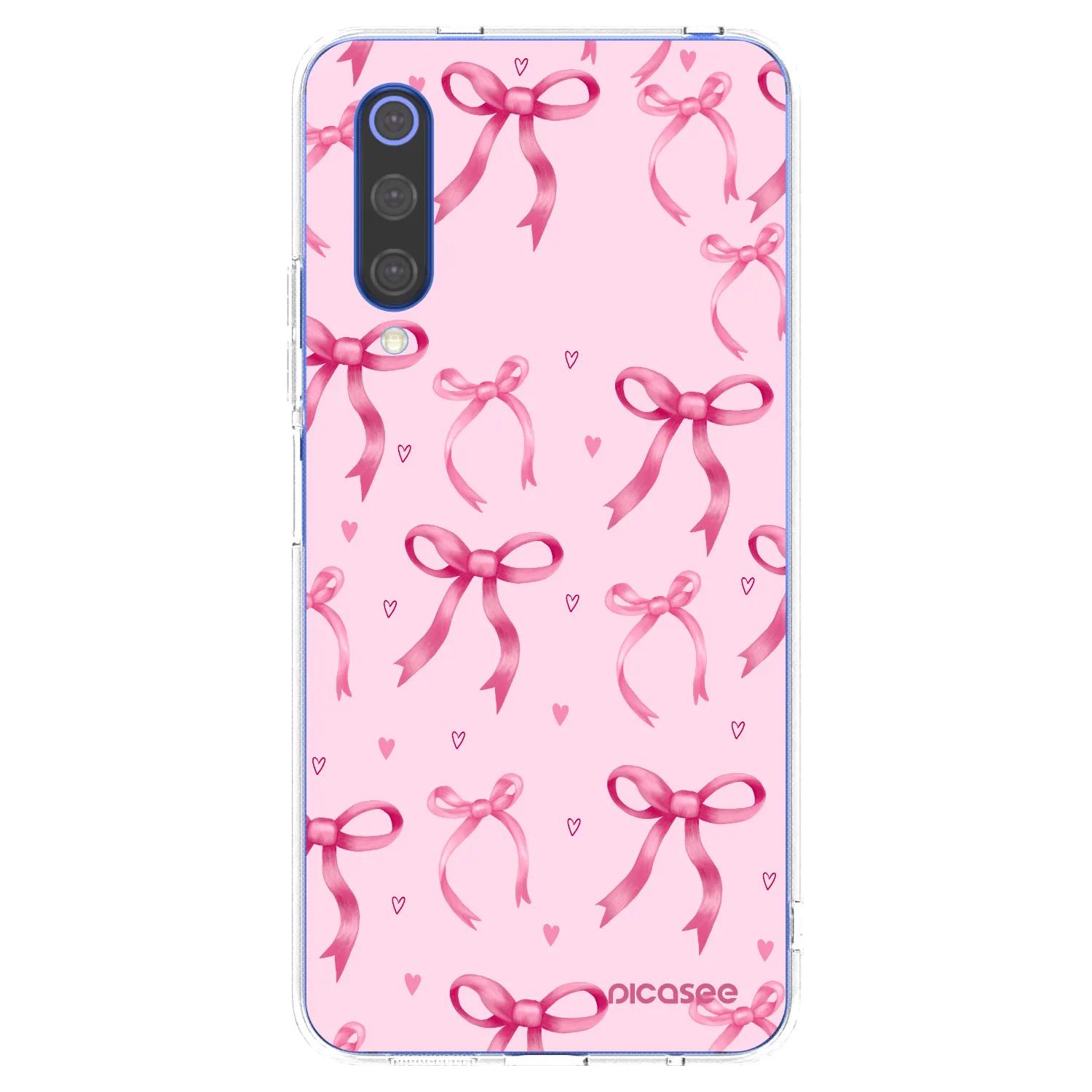 Picasee silikonska prozirna maskica za Xiaomi Mi 9 SE - Bow Aesthetic