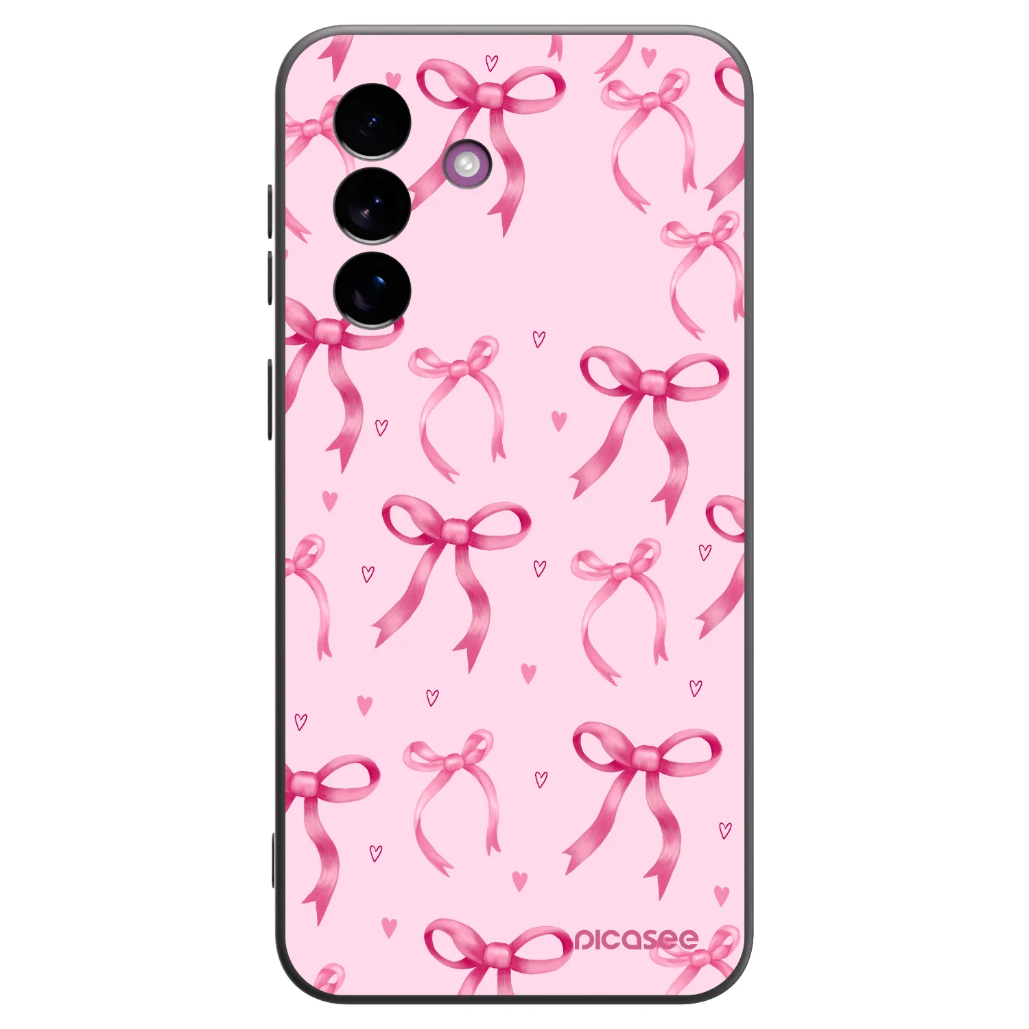Picasee crna silikonska maskica za Samsung Galaxy A37 - Bow Aesthetic