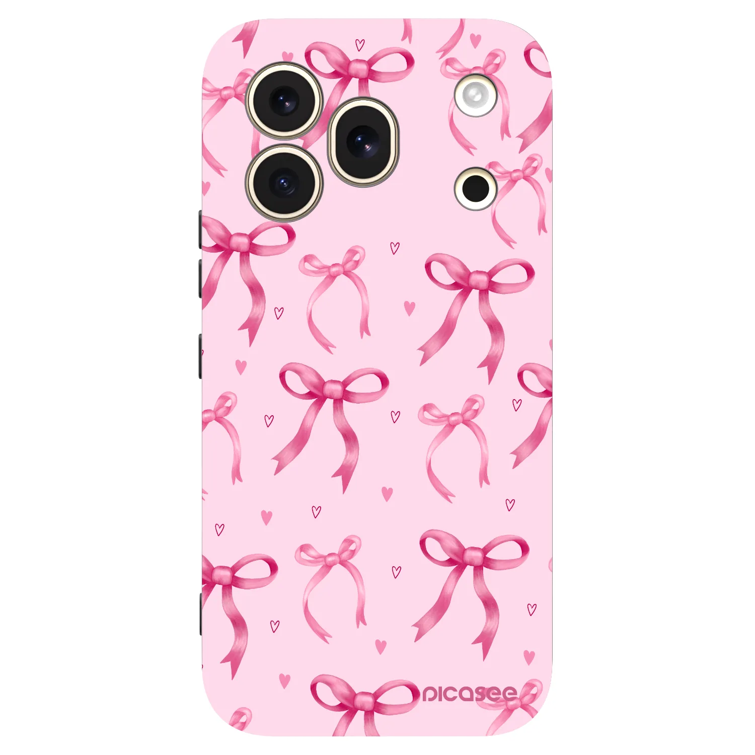 Picasee crna silikonska maskica za Honor 600 Pro - Bow Aesthetic