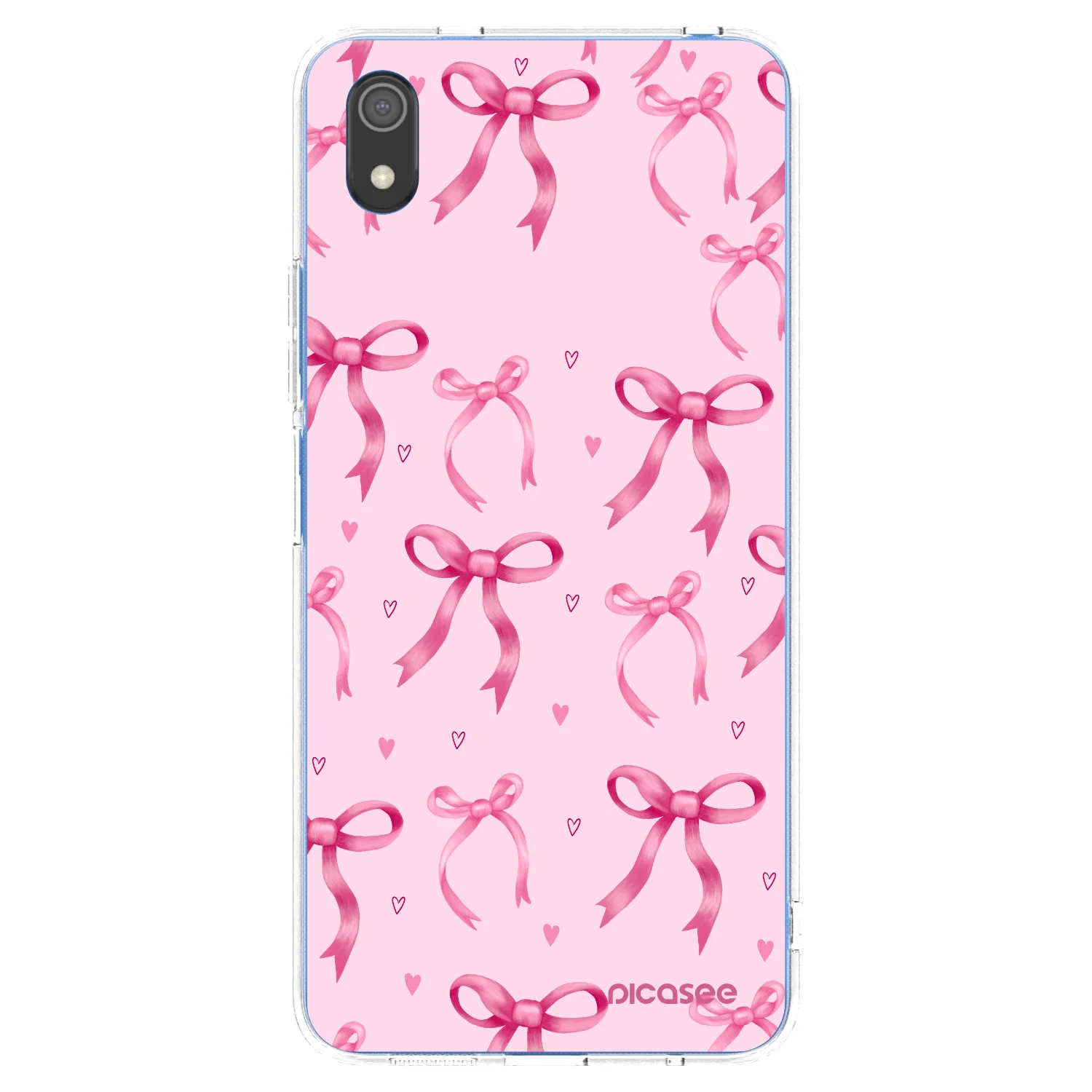 Picasee silikonska prozirna maskica za Xiaomi Redmi 7A - Bow Aesthetic