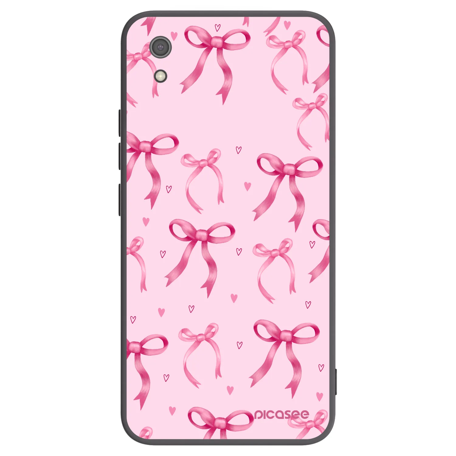 Picasee crna silikonska maskica za Xiaomi Redmi 7A - Bow Aesthetic