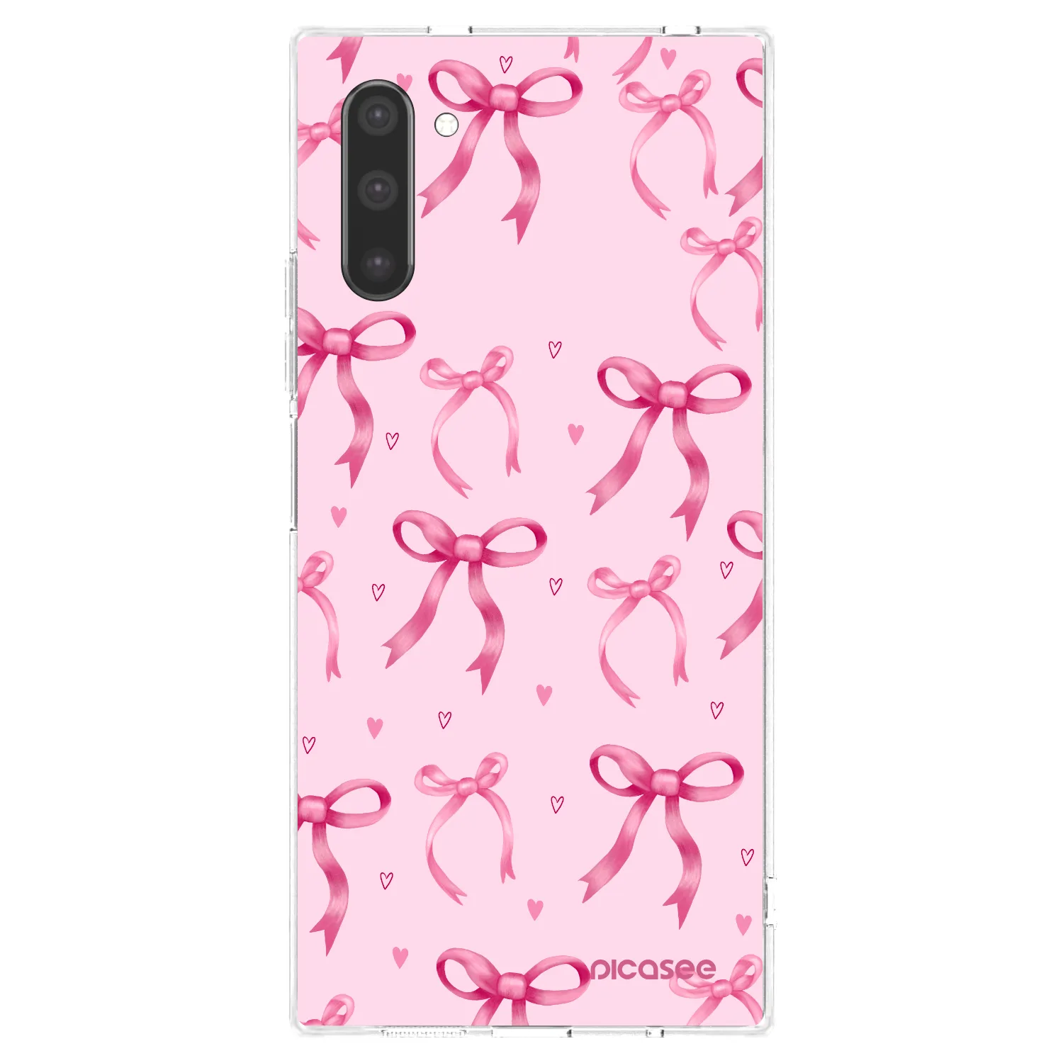 Picasee silikonska prozirna maskica za Samsung Galaxy Note 10 N970F - Bow Aesthetic
