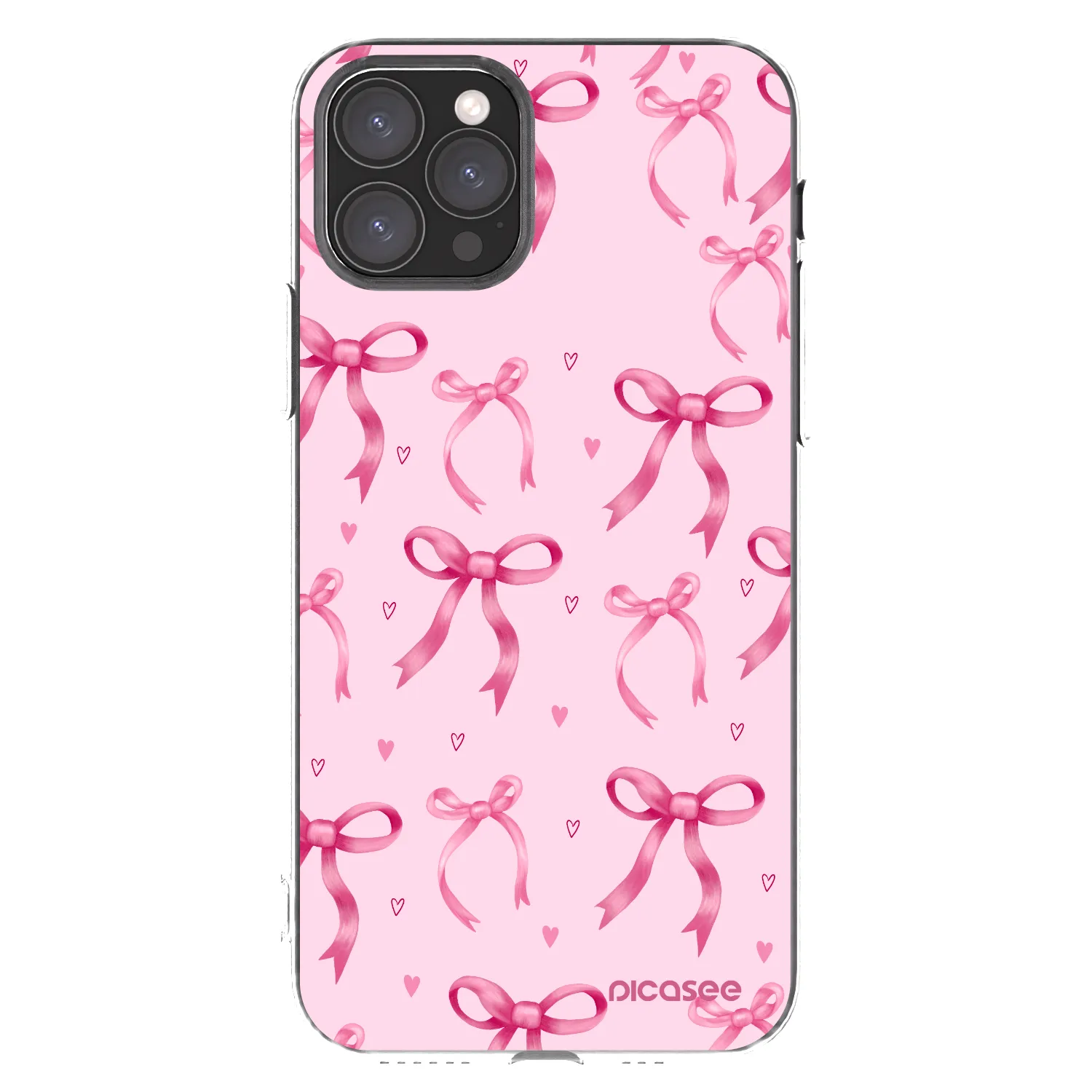 Picasee silikonska prozirna maskica za Apple iPhone 11 Pro - Bow Aesthetic