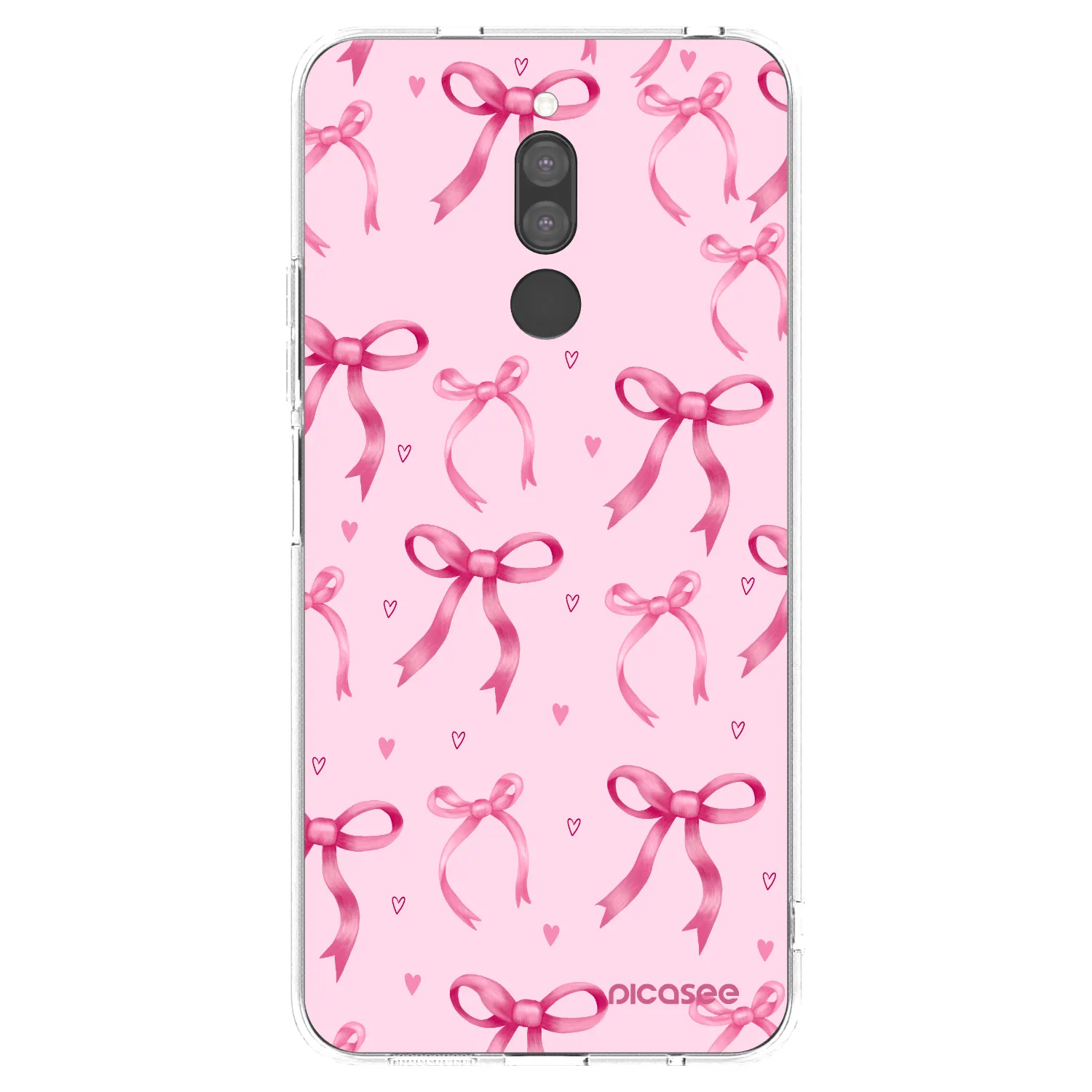 Picasee silikonska prozirna maskica za Xiaomi Redmi 8 - Bow Aesthetic