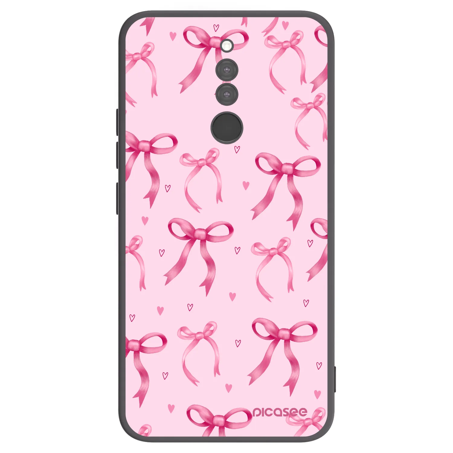 Picasee crna silikonska maskica za Xiaomi Redmi 8 - Bow Aesthetic