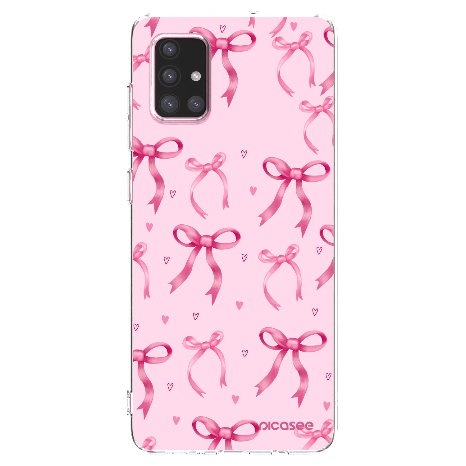 Picasee silikonska prozirna maskica za Samsung Galaxy A71 A715F - Bow Aesthetic