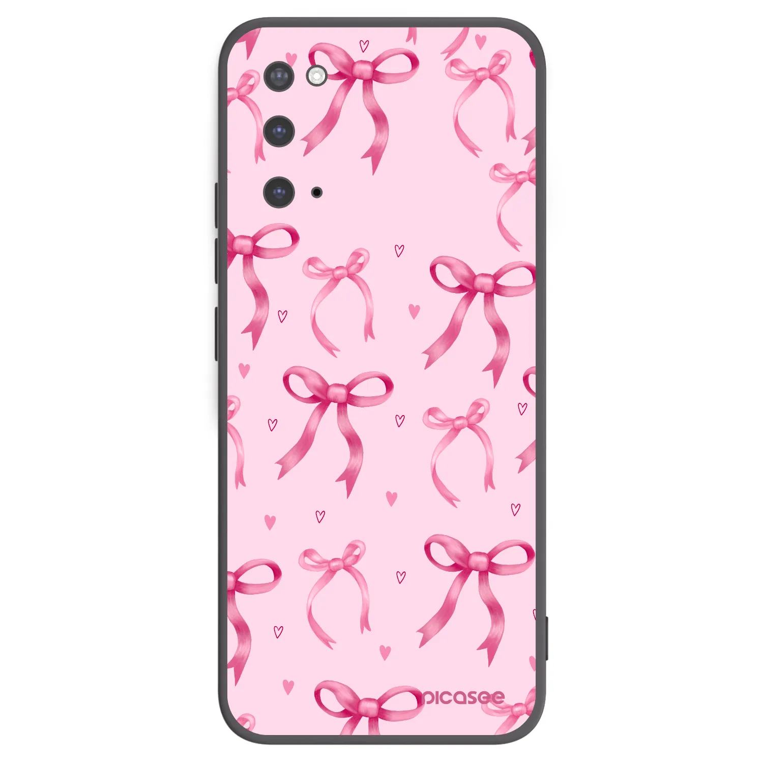 Picasee crna silikonska maskica za Samsung Galaxy S20 G980F - Bow Aesthetic