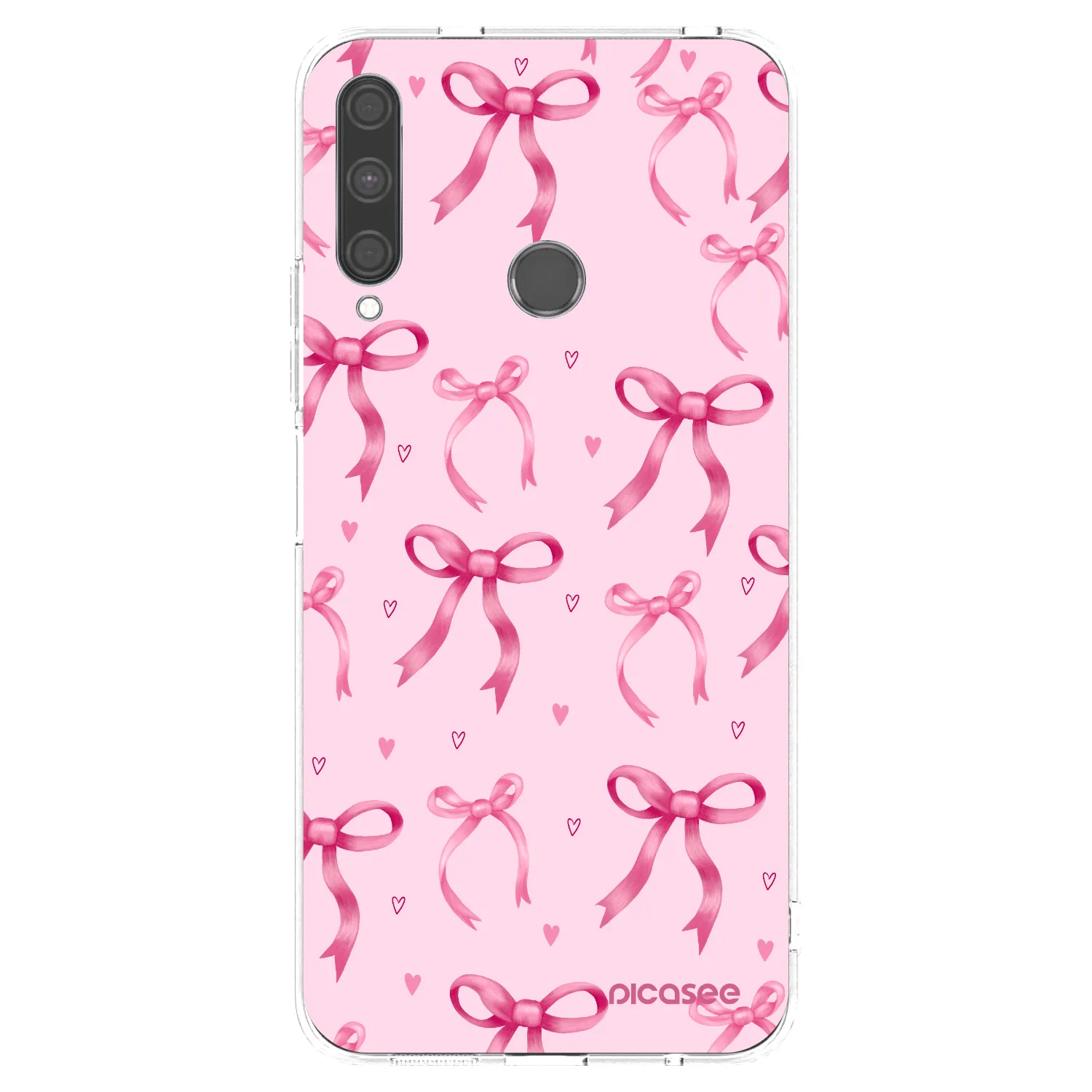 Picasee silikonska prozirna maskica za Huawei P40 Lite E - Bow Aesthetic