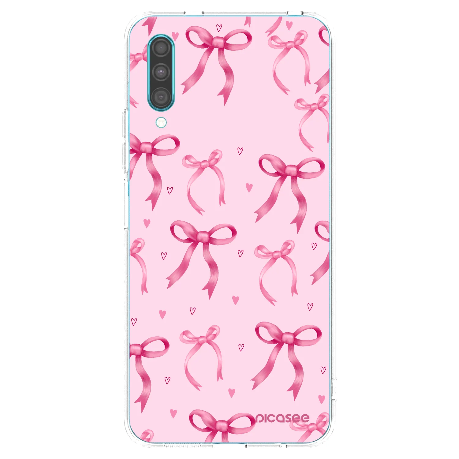 Picasee silikonska prozirna maskica za Samsung Galaxy A30s A307F - Bow Aesthetic
