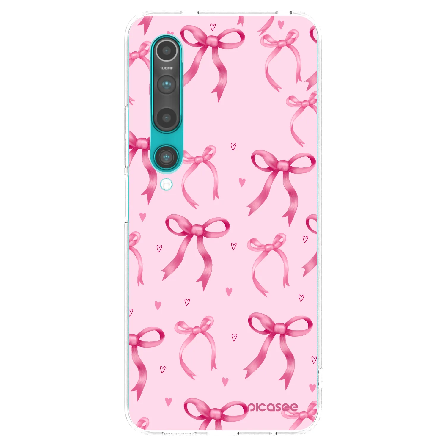 Picasee silikonska prozirna maskica za Xiaomi Mi 10 - Bow Aesthetic