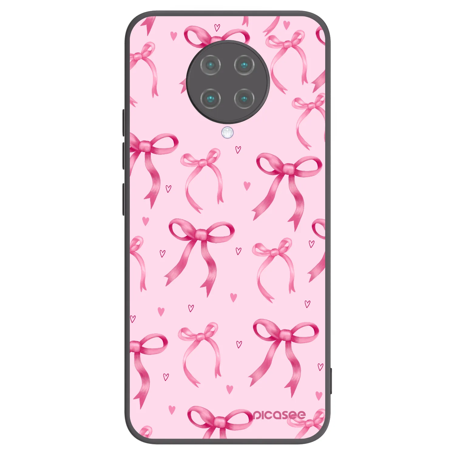 Picasee crna silikonska maskica za Xiaomi Poco F2 Pro - Bow Aesthetic