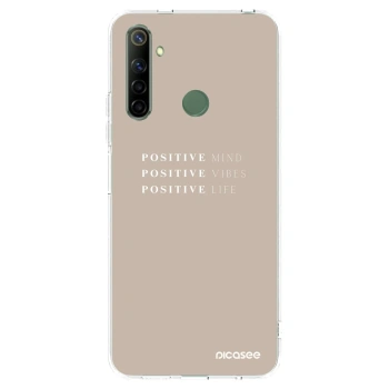 Picasee silikonska prozirna maskica za Realme 6i - Positive Vibes