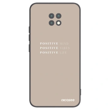 Picasee crna silikonska maskica za Xiaomi Redmi Note 9T - Positive Vibes
