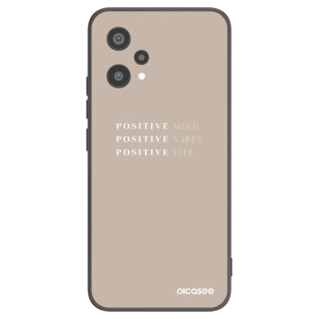 Picasee crna silikonska maskica za Realme 9 Pro 5G - Positive Vibes