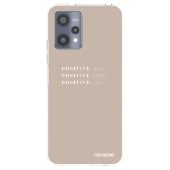 Picasee silikonska prozirna maskica za Realme 9 Pro 5G - Positive Vibes
