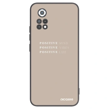 Picasee crna silikonska maskica za Xiaomi Poco X4 Pro 5G - Positive Vibes