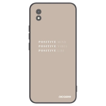 Picasee crna silikonska maskica za Realme C11 (2021) - Positive Vibes