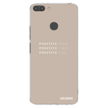 Picasee silikonska prozirna maskica za Huawei P Smart - Positive Vibes