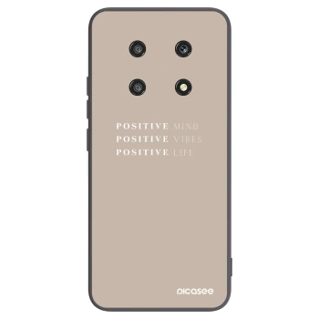 Picasee crna silikonska maskica za Honor Magic4 Lite 5G - Positive Vibes