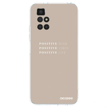 Picasee silikonska prozirna maskica za Xiaomi Redmi 10 (2022) - Positive Vibes