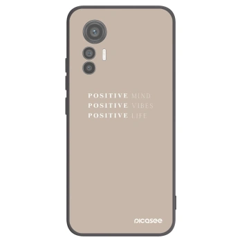 Picasee crna silikonska maskica za Xiaomi 12 Lite - Positive Vibes