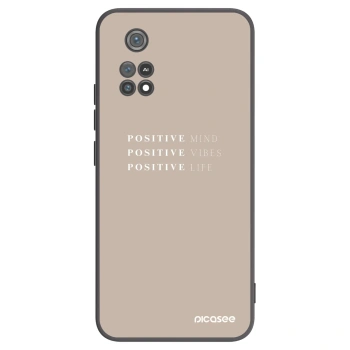 Picasee crna silikonska maskica za Xiaomi Poco M4 Pro - Positive Vibes