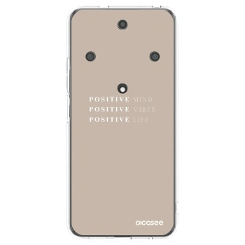 Picasee silikonska prozirna maskica za Honor Magic5 Lite 5G - Positive Vibes