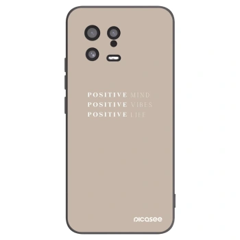 Picasee crna silikonska maskica za Xiaomi 13 - Positive Vibes