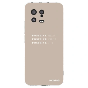Picasee silikonska prozirna maskica za Xiaomi 13 - Positive Vibes