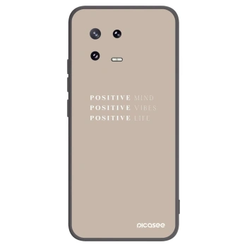 Picasee crna silikonska maskica za Xiaomi 13 Pro - Positive Vibes