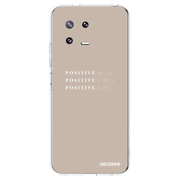 Picasee silikonska prozirna maskica za Xiaomi 13 Pro - Positive Vibes